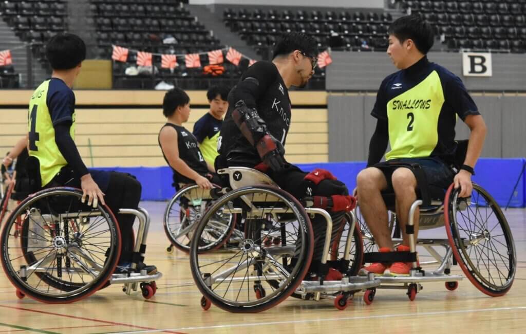 第21回全日本車椅子ハンドボール競技大会で、初出場のKnockü SC（以下ノッキュー）が2冠を達成
