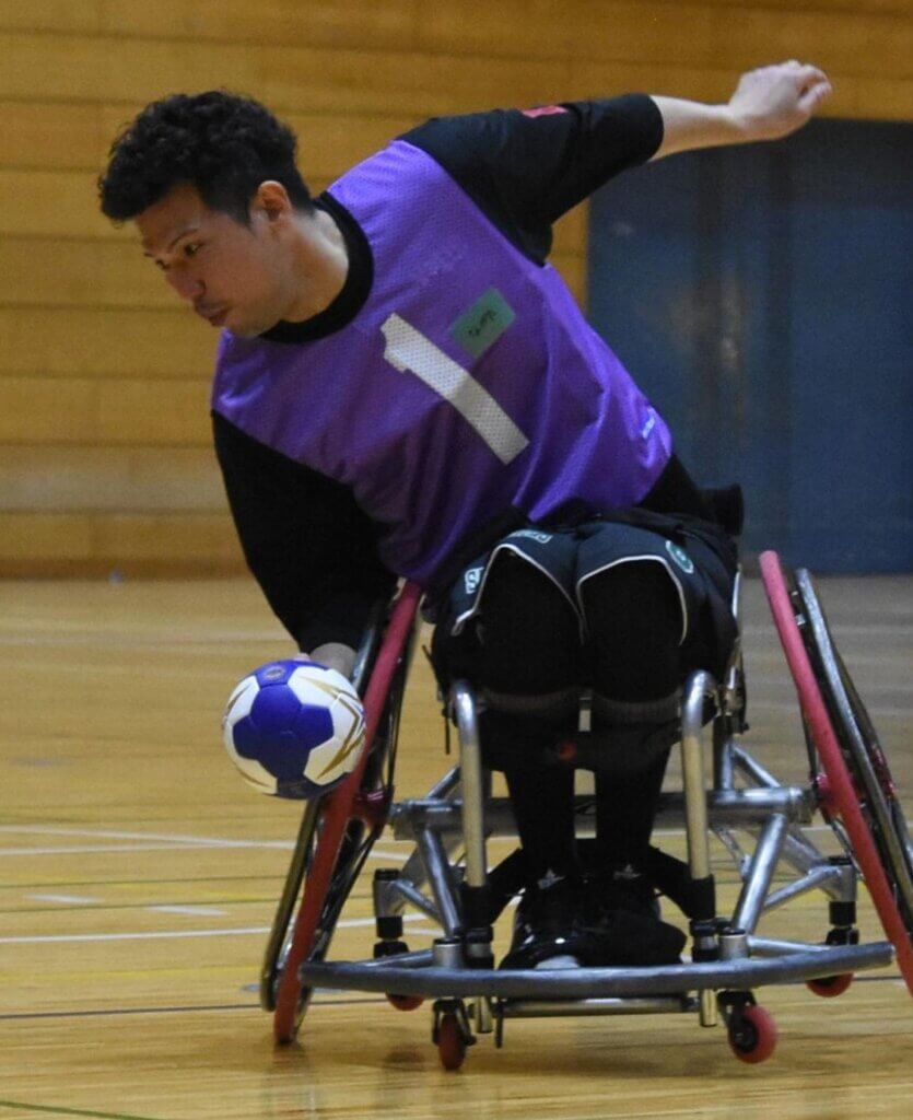 車椅子バスケの名手・永田裕幸は、車椅子ハンドにも情熱を燃やす