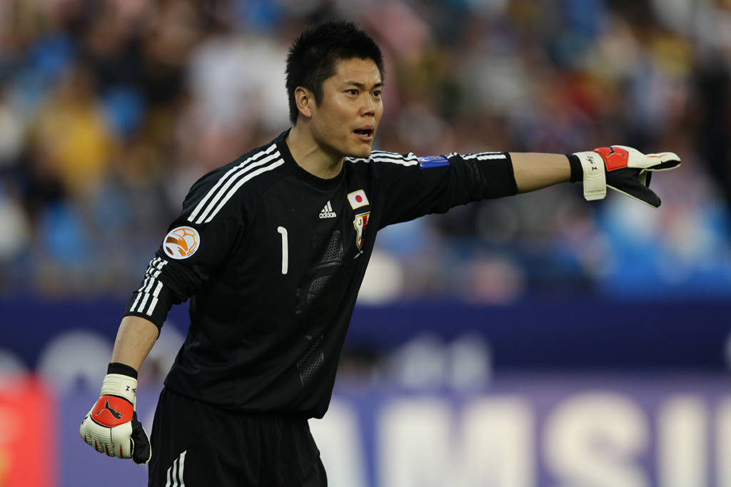 AFCアジアカップ 2011 準決勝
キャプション
川島永嗣/Eiji Kawashima (JPN), JANUARY 25, 2011 - Football : AFC Asian Cup semi-final match between Japan 2-2 (PK 3-0) South Korea at Al-Gharafa Stadium in Doha, Qatar. (Photo by AFLO) [2268]
クレジット表記
写真：アフロ
日付
2011年1月25日
コンテンツカテゴリー
サッカー, サッカー日本代表（A代表）