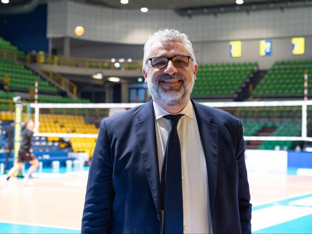 ゼネラル・マネジャーのジャン・アンドレア・マルケージ氏＝写真提供：Verona Volley/Benvenuti