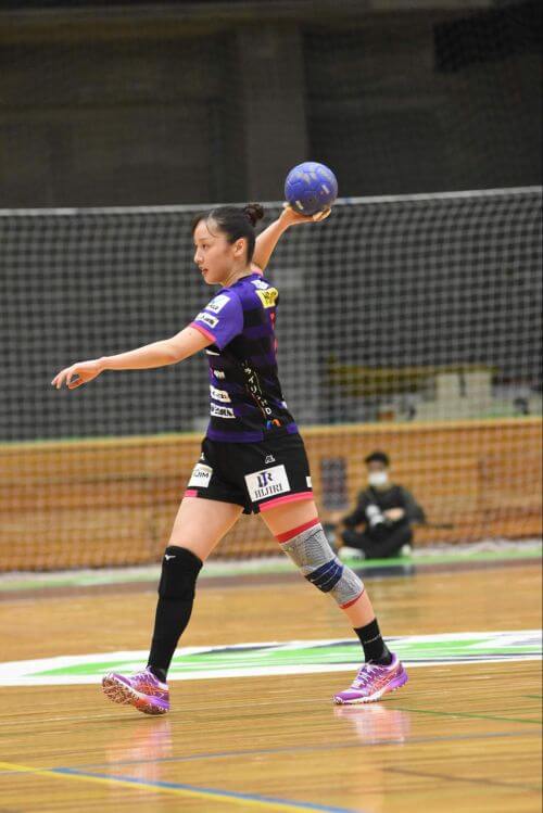 点が取れる司令塔の飯塚美沙希。飯塚のレベルが上がれば、チームも優勝を争える