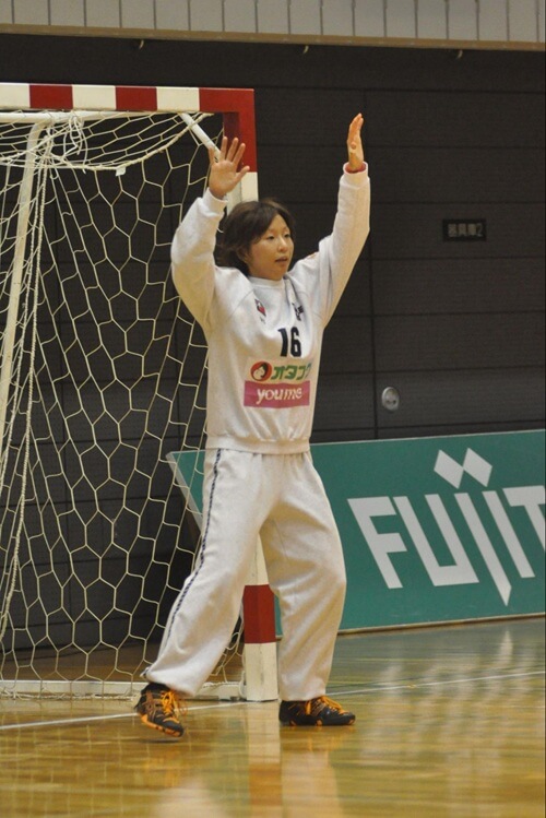 広島メイプルレッズ時代の田口=2013年1月