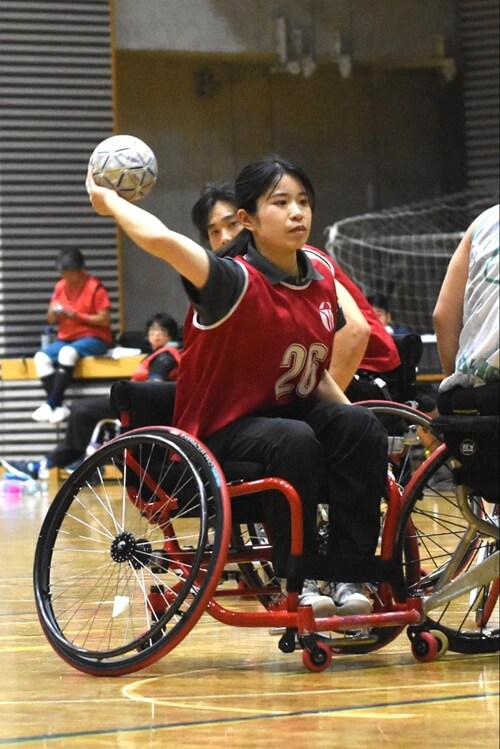金丸光里のシュート技術は、今大会の女子選手のなかでも際立っていた