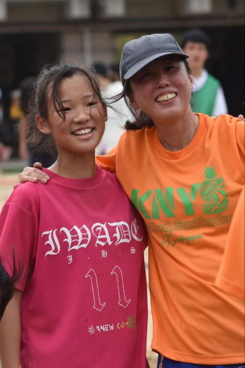 森田から弟子認定された、岩出ハンドボールガールズJHの選手