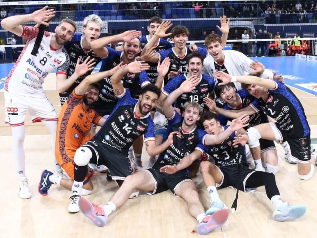 2025年11月19日、グロッタッツォリーナ戦でストレート勝ち（写真提供：Powervolley Milano）