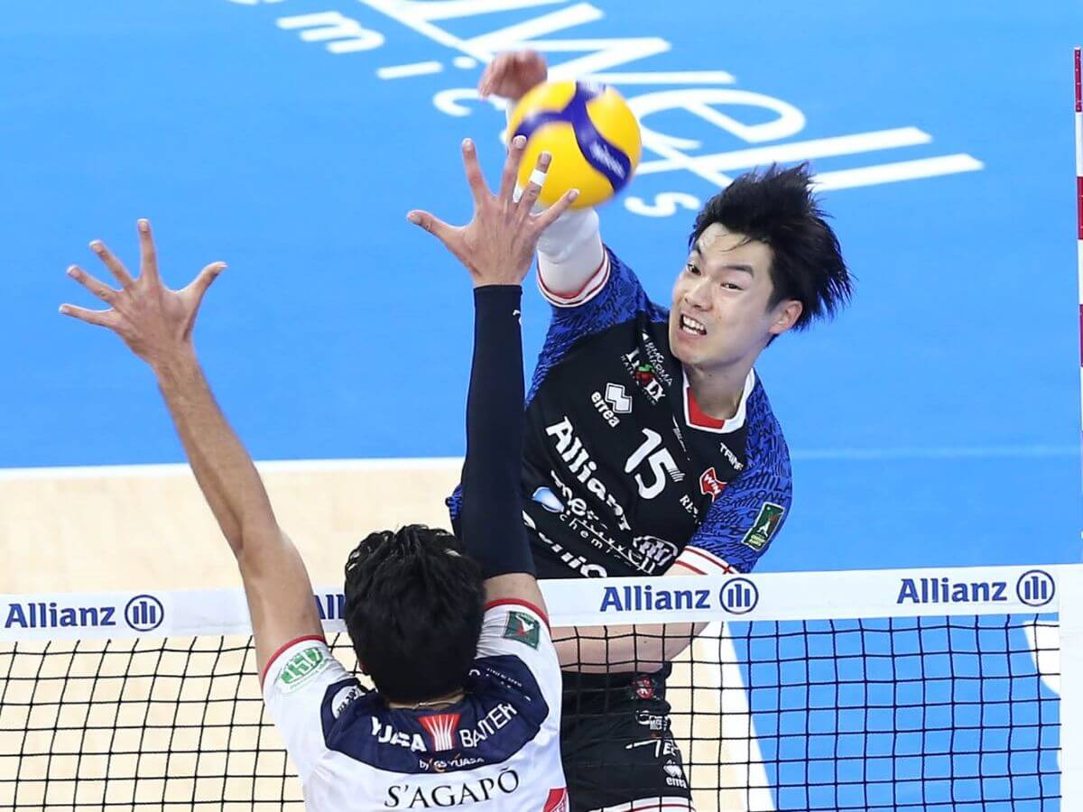 パワーバレーミラノでイタリア2年目を迎える大塚達宣（写真提供：Powervolley Milano）
