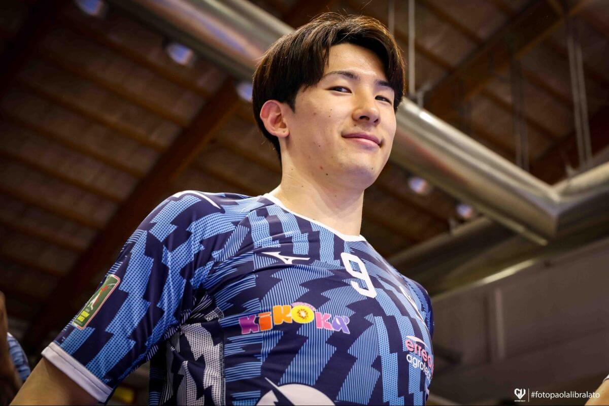 大阪ブルテオンからレンタル移籍でチステルナ2シーズン目を迎える垂水優芽（写真提供：Cisterna volley）