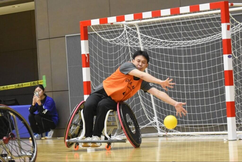 中西敬登（大体大APES-S）の好セーブで、6人制決勝戦は引き締まった試合になった