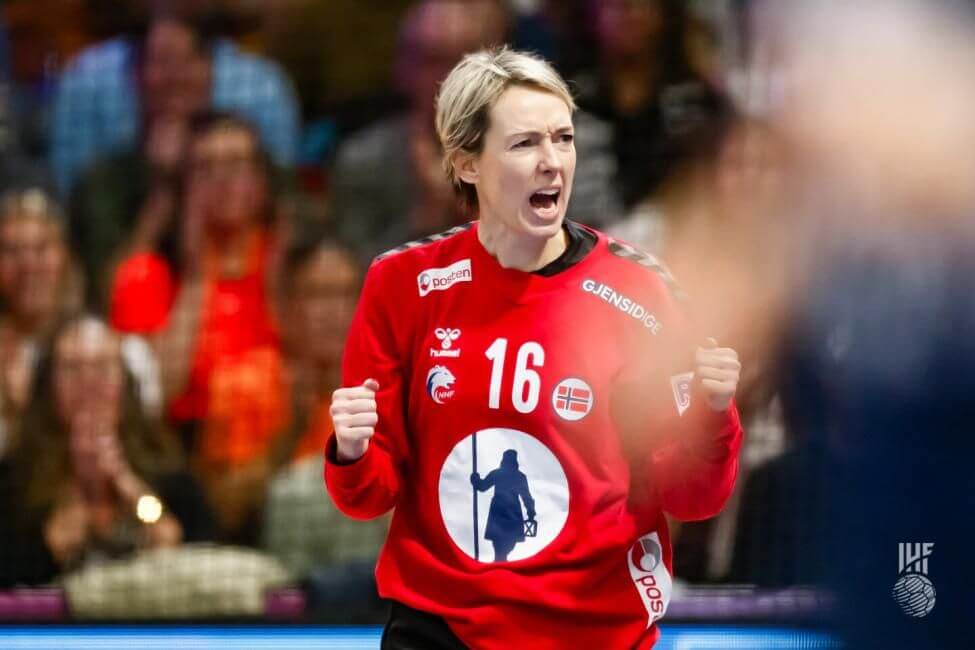 今大会を通じてセーブ率47.2%をマークしたノルウェーのGKカトリーネ・ルンデ=IHF提供