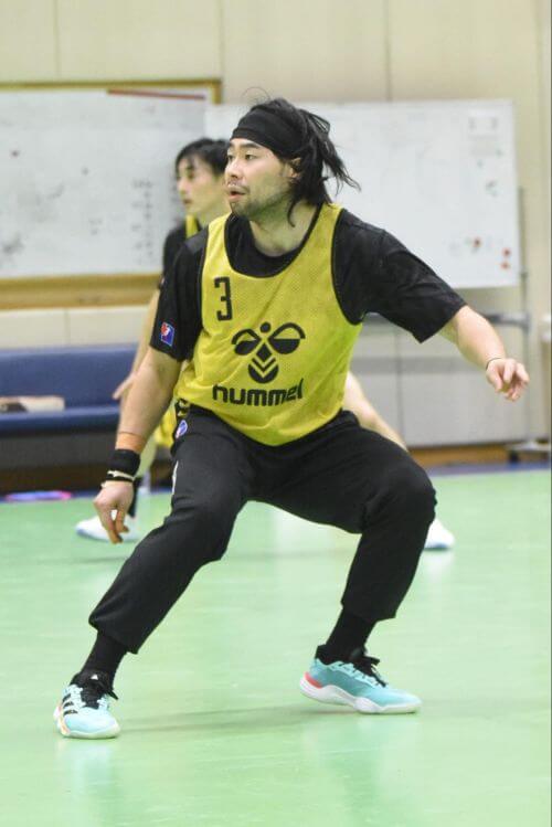 #38：水町孝太郎（豊田合成ブルーファルコン名古屋）LB・CB　キャプテン