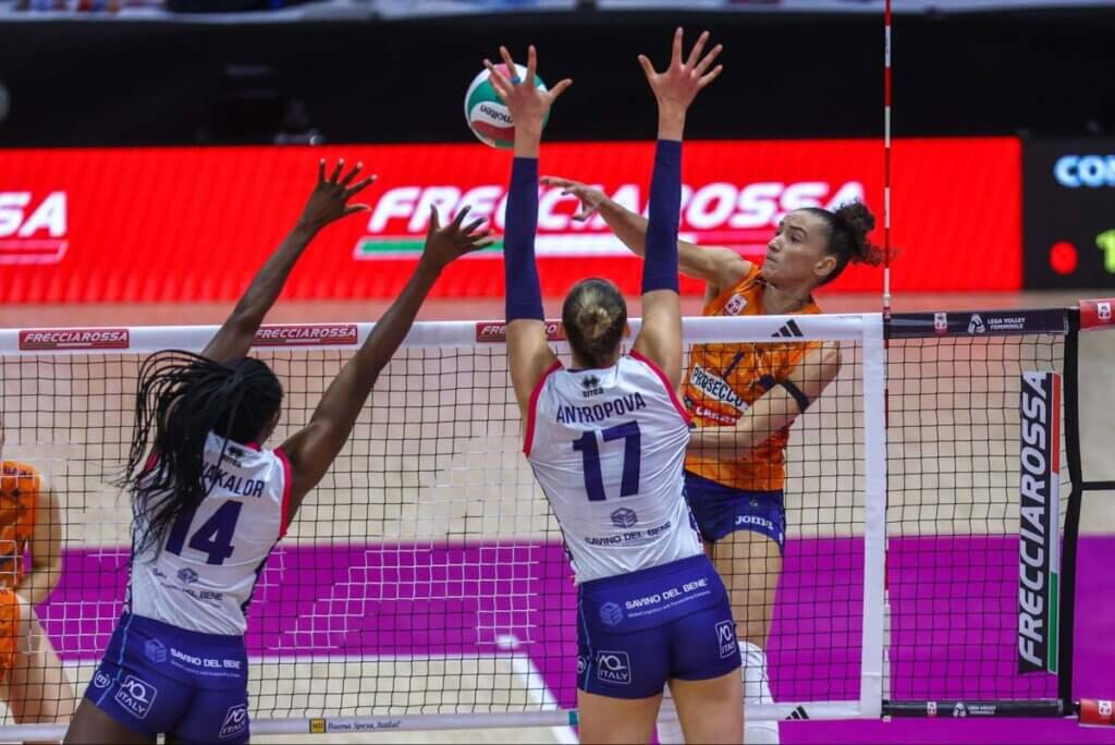 MVPに輝いたのはブラジル代表キャプテンでもあるOHガビ＝写真提供：Lega Volley Femminile