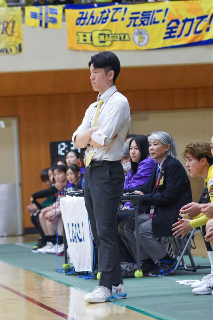 前任の新井翔太ヘッドコーチは、時間をかけてHC名古屋を強化した