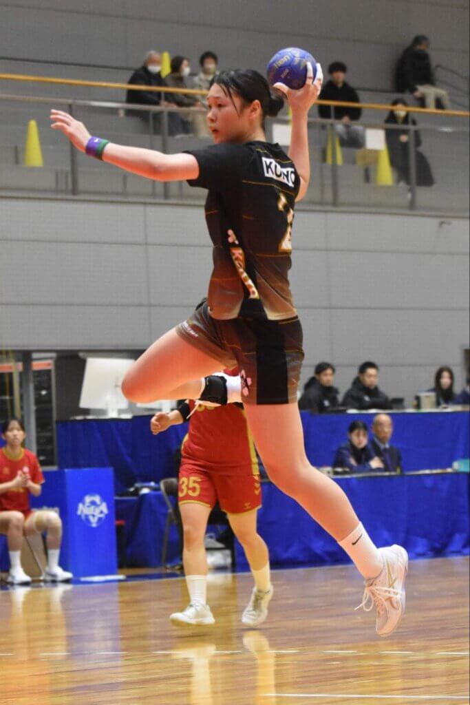 ピヴォットの大井寧々は身長174cm。伸びしろを大いに残す晩成型