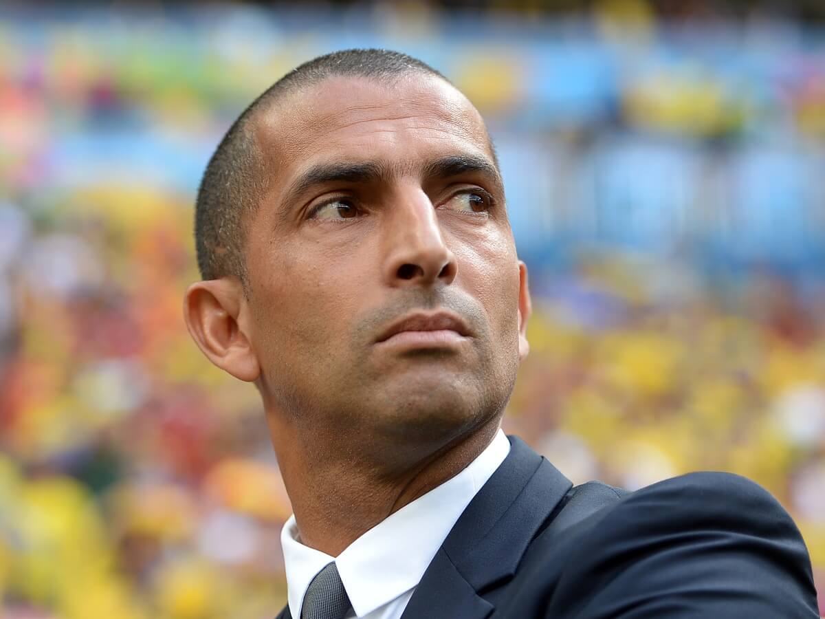 チュニジア代表監督に就任したサブリ・ラムシ氏。2014年FIFAワールドカップではコートジボワール代表を率いた=2014年6月19日the Estadio Nacional in Brasilia, Brazil. (Photo by Press Association/AFLO)