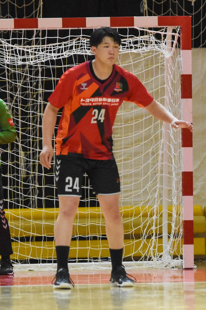 後藤隼(トヨタ自動車東日本レガロッソ宮城)は3枚目DFができて、サイドシュートの技術も高い。日本代表に選ばれてほしい逸材だ