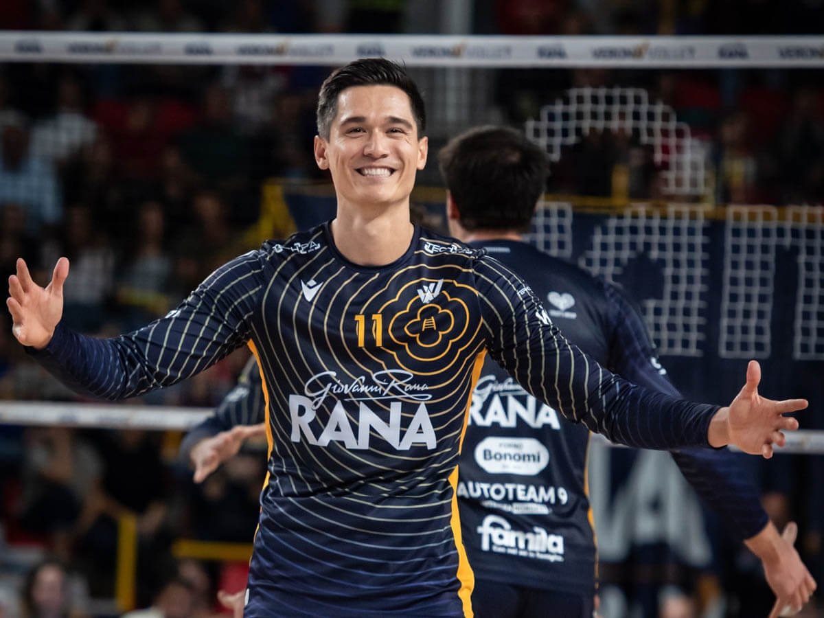 4シーズンぶりにイタリア・スーペルレガに復帰したマイカ・クリステンソン（32）＝写真提供：Verona Volley/Campagnola