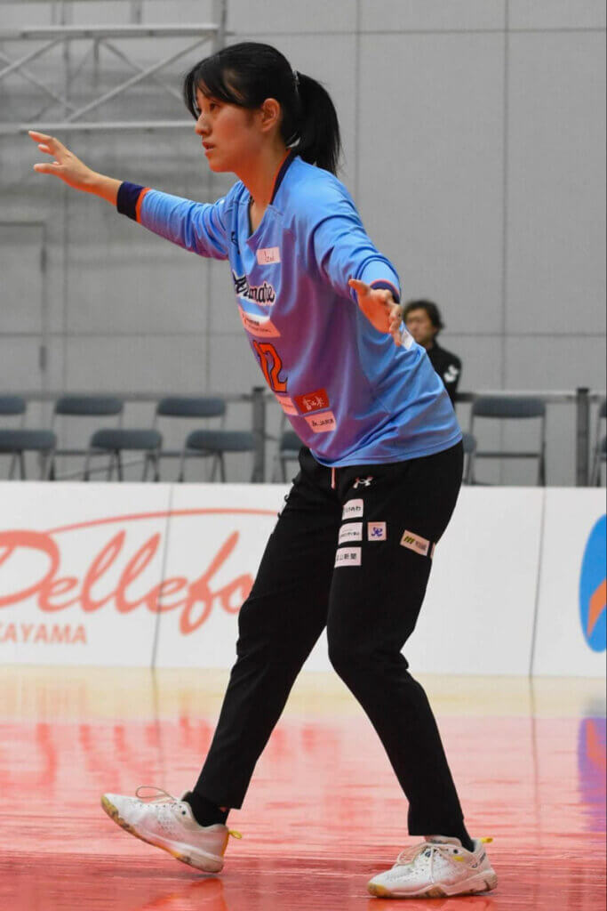 笠野未奈(アランマーレ富山)は爆発的なスライディングを覚えて急成長。世界で通用する武器を身につけた=2025年12月