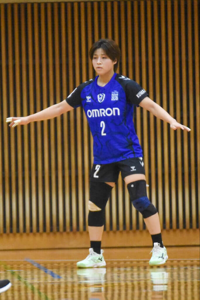 守備力の高い植松花乃（熊本ビューストピンディーズ）が入ると、堅守速攻の時間帯になる