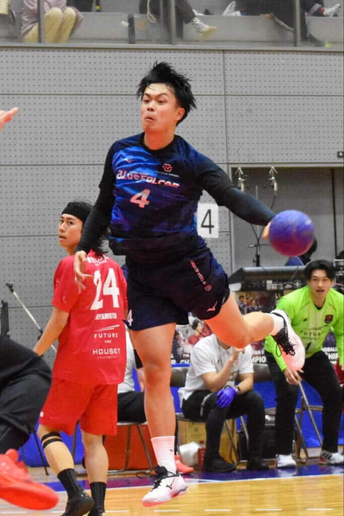 朝野暉英(豊田合成ブルーファルコン名古屋)は、レギュラーでもやれるだけの力がある