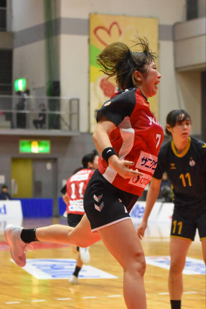 新沼未央(イズミメイプルレッズ広島)は、三橋未来の負傷で巡ってきたチャンスを物にした