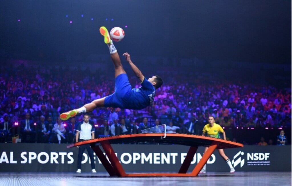 当初の予定になかった新競技「テックボール」が正式競技に加わることになったアジア大会=愛知・名古屋アジア競技大会ホームページより