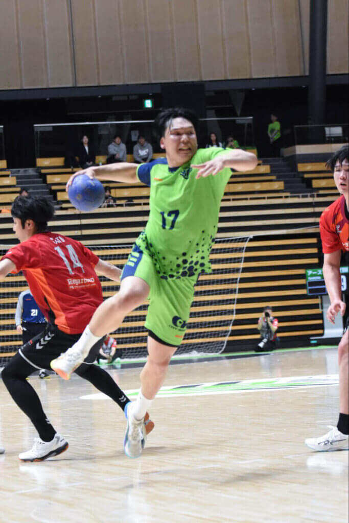 スモールグループでの練習の成果が、徐々に見られるようになった(写真は熊野大雅)