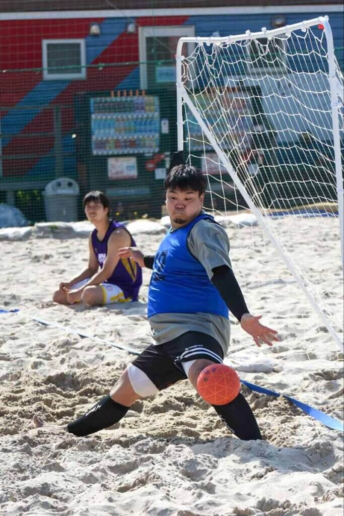 GK片山椋(BHC TOCHIGI)、ナイスセーブの瞬間