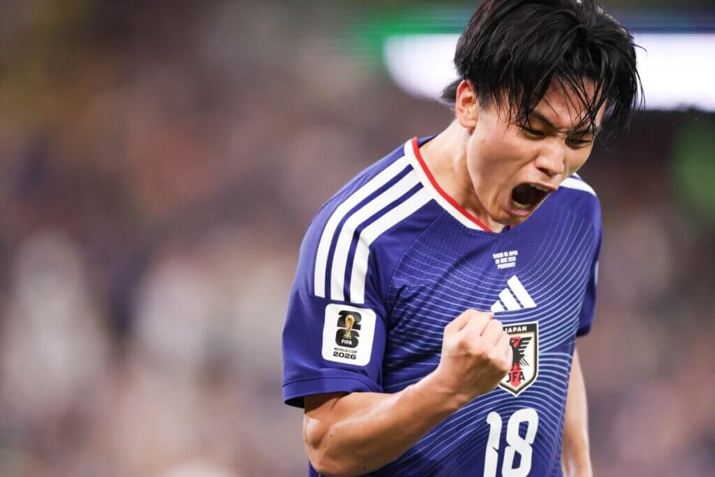 サッカー FIFAワールドカップ 2026 カナダ/メキシコ/アメリカ グループステージ グループF チュニジア vs 日本 後半 上田綺世 (JPN) モンテレイスタジアム/モンテレイ/メキシコ クレジット：鈴木颯馬/フォート・キシモト 2026年6月20日
