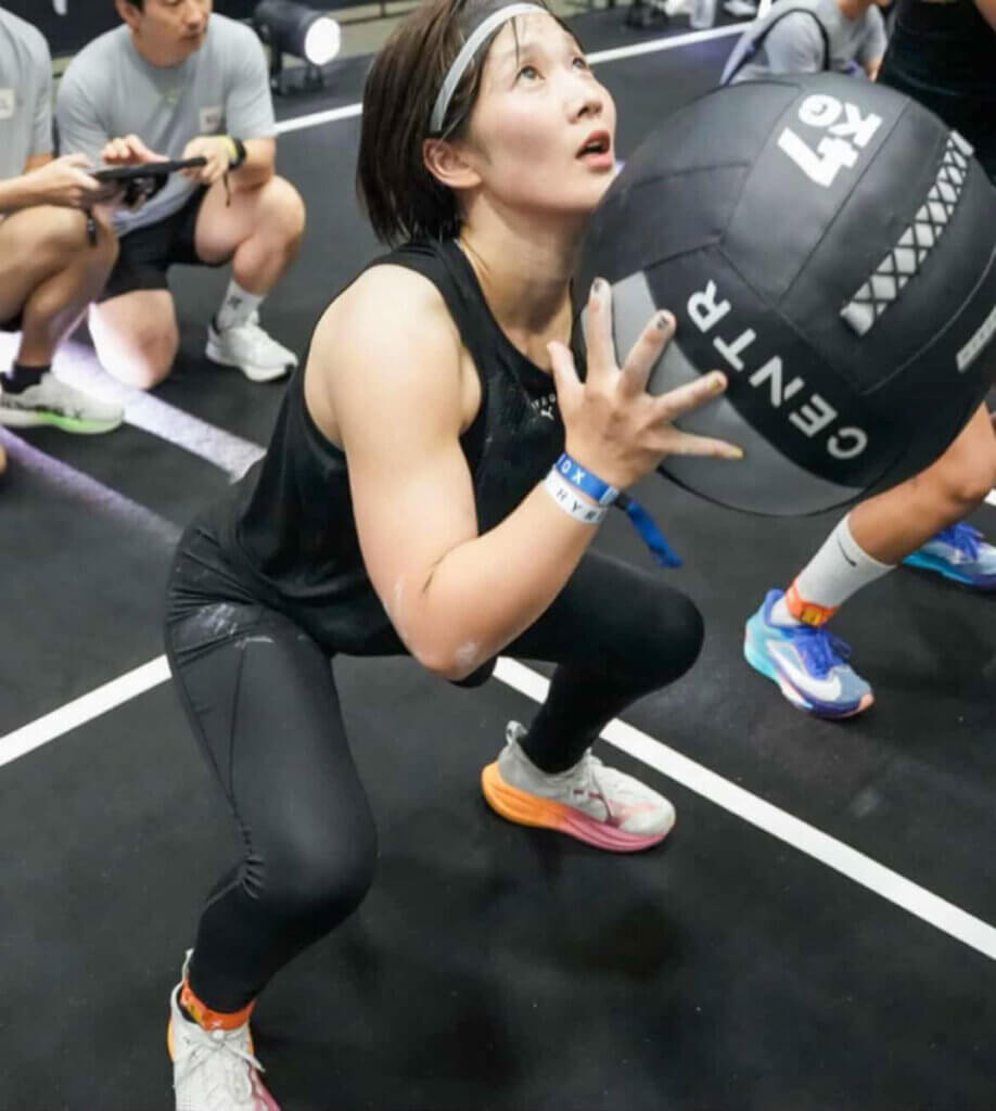 引退後の2026年8月、HYROX千葉に出場した橋本=本人提供