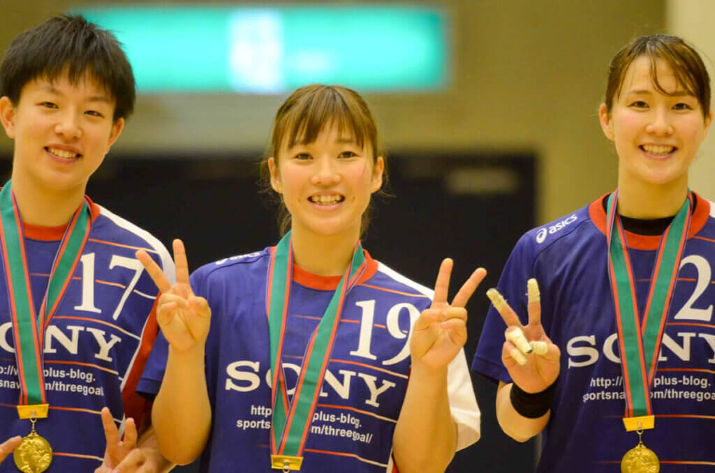 ソニー時代の橋本。2018年12月、大阪の守口市で開催された日本選手権で優勝している